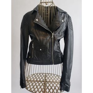 Express vegan leather Moto Jacket XS